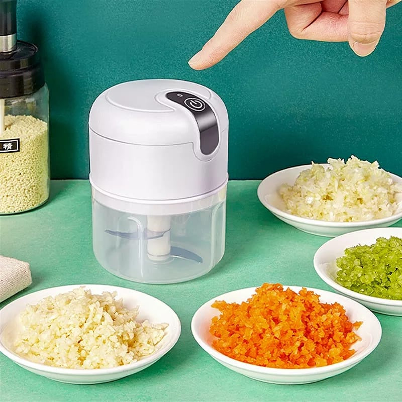 Mini Triturador de Alimentos Automático - Elétrico