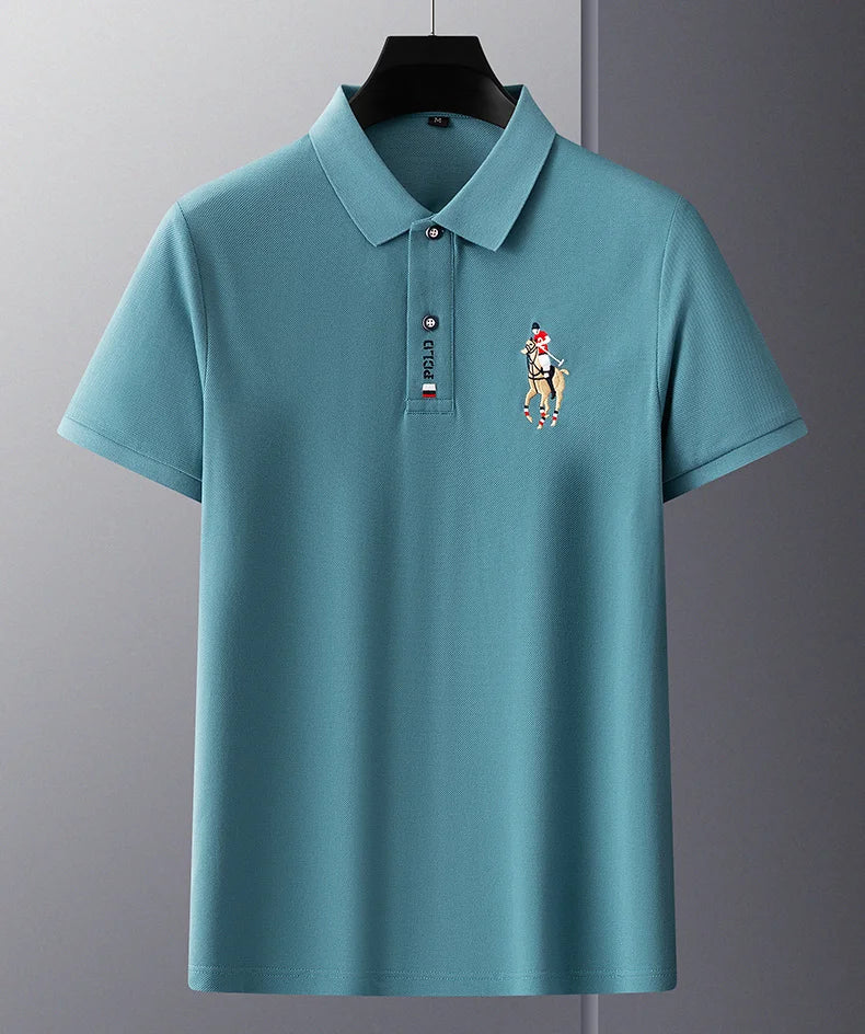 Camiseta Polo Casual Bordada - Modelo 2024