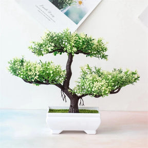 Bonsai Artificial para Decoração Realista - Pequeno Porte