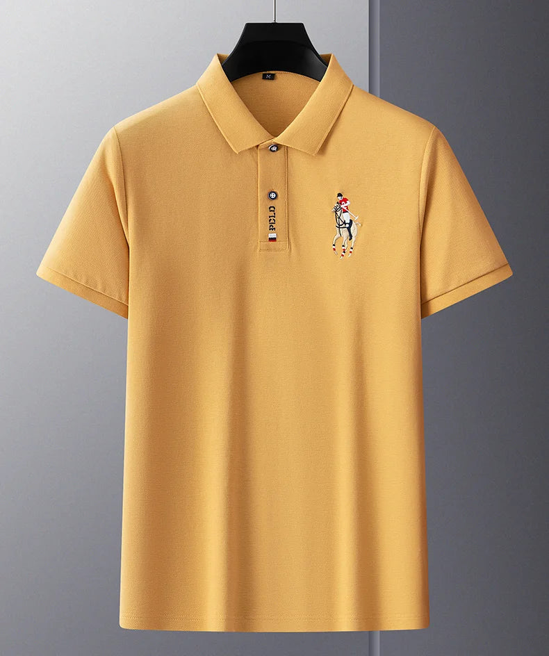 Camiseta Polo Casual Bordada - Modelo 2024