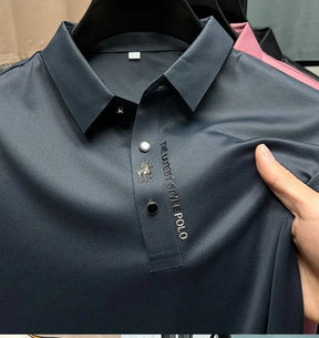 Camiseta Polo Bordada de Seda - Modelo 2024