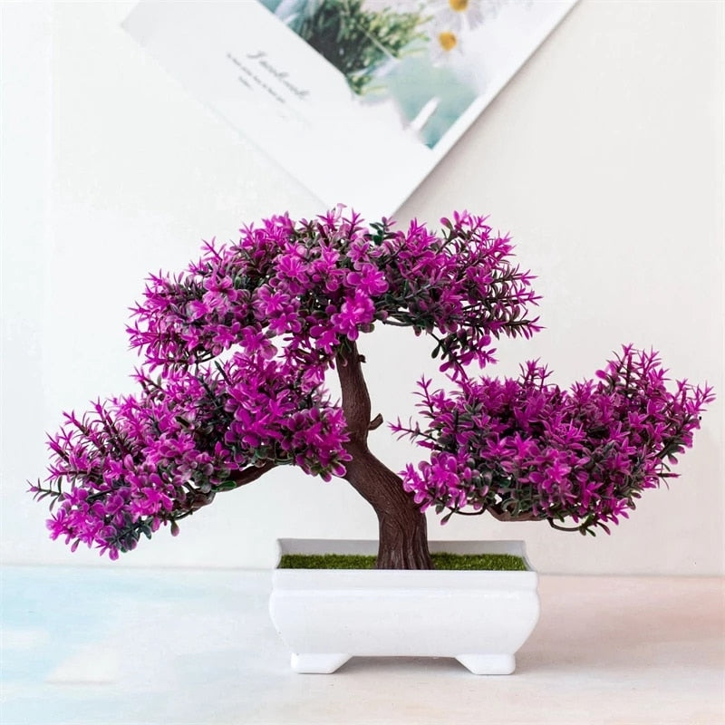 Bonsai Artificial para Decoração Realista - Pequeno Porte